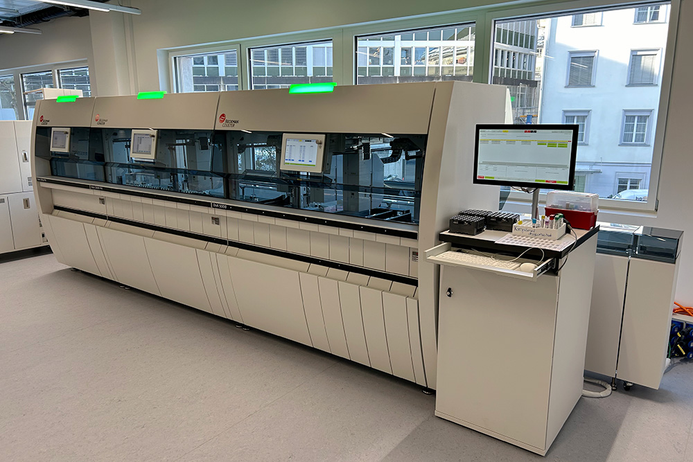 Testlabor mit Sezierraum